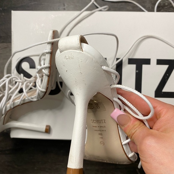 SCHUTZ Heyde Leather Sandal 6 - Picture 3 of 5